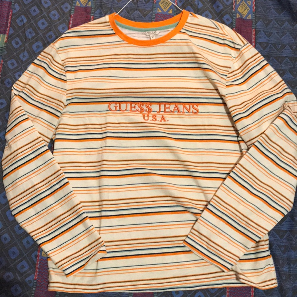 NWOT L/E striped guess x asap L/s - Picture 5 of 5